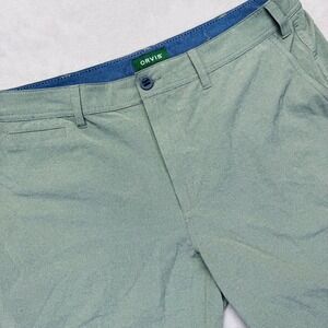 Orvis Shorts Men 38 Green Tech Hybrid Quick Dry 8" Inseam Outdoor Hiking Camping